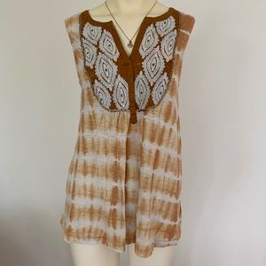 Floreat from Anthropologie Embellished Tank Top